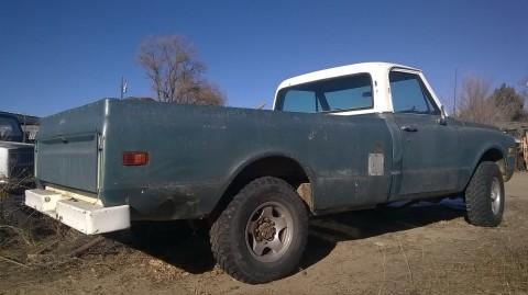 1972 Chevy C20 Pickup 4&#215;4 barn find for sale