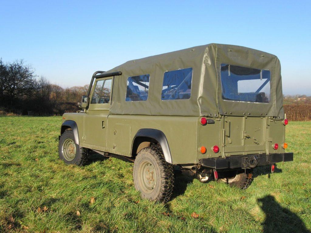 Military vehicle 1985 Land Rover Defender Exmoor offroad