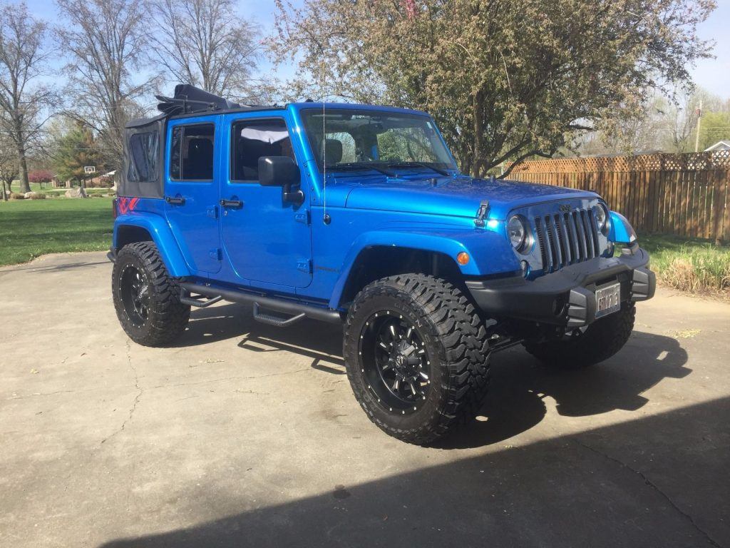 Special Edition 2016 Jeep Wrangler Unlimted Sahara Back Country offroad