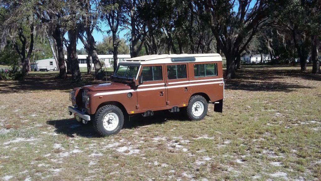 Unmolested 1982 Land Rover Defender offroad