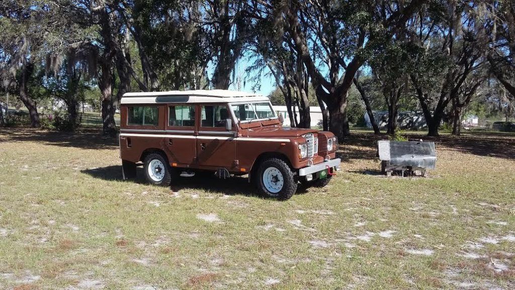 Unmolested 1982 Land Rover Defender offroad