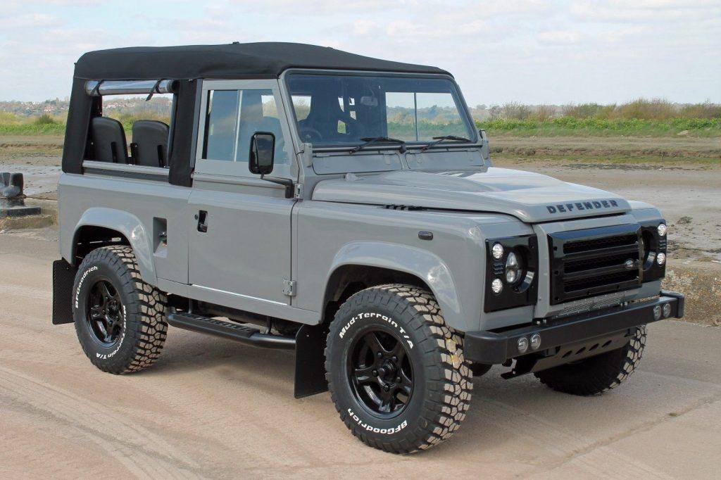 Leather interior 1992 Land Rover Defender offroad