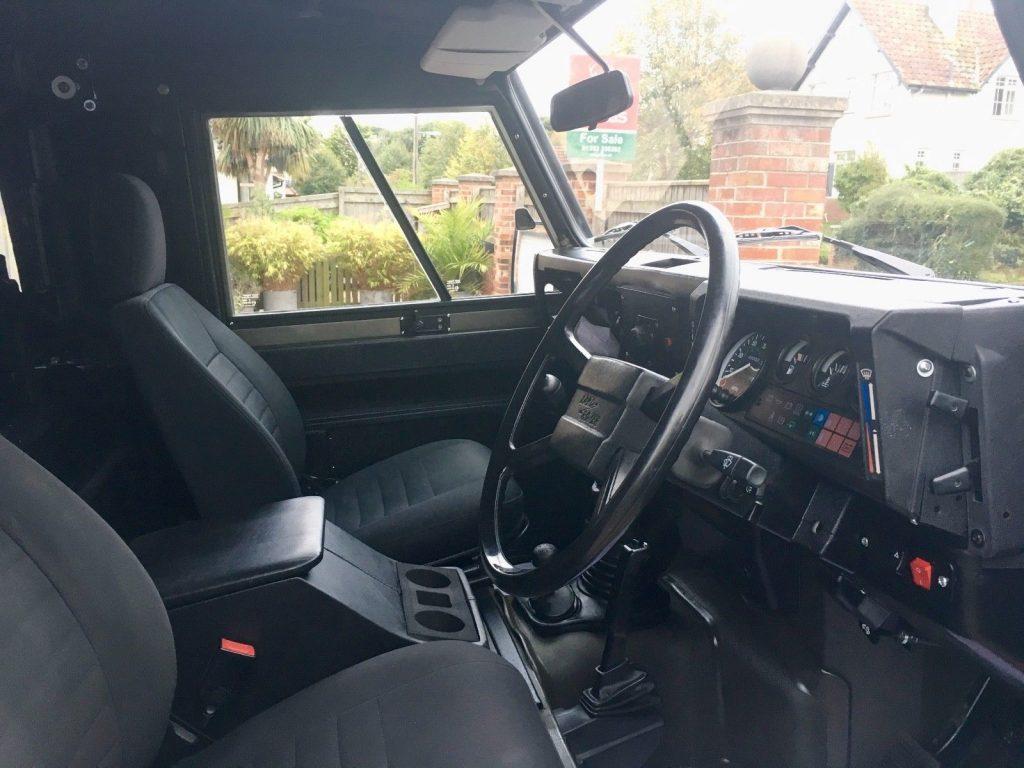 Black Exmoor 1986 Land Rover Defender offroad