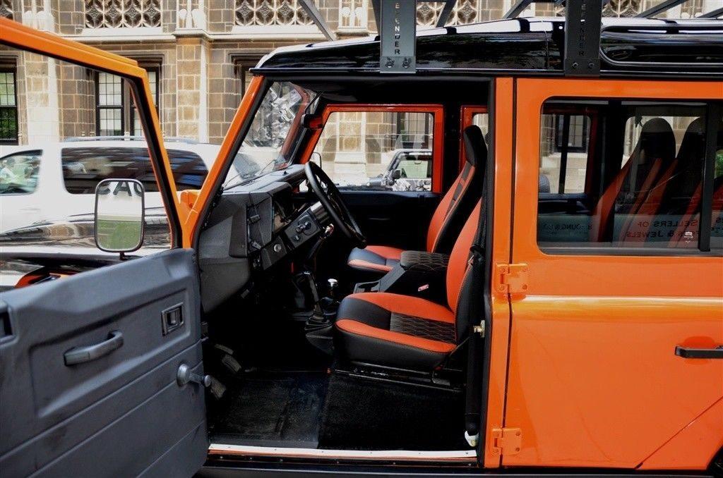 clean 1987 Land Rover Defender offroad