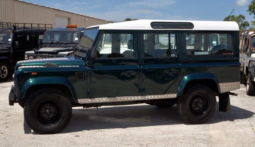 great looking 1992 Land Rover Defender County Station Wagon offroad
