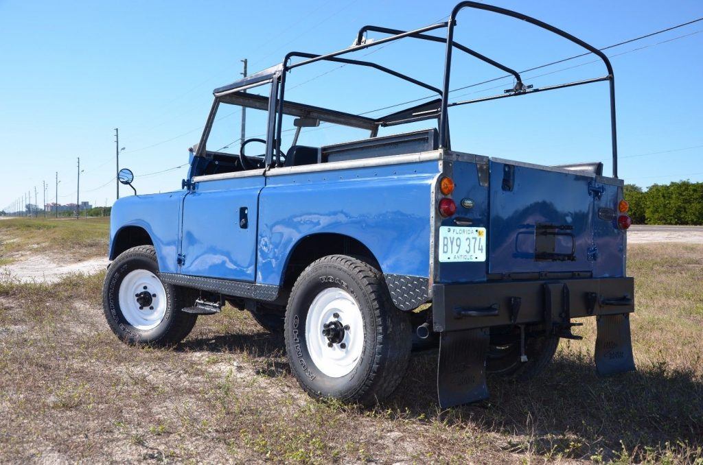 properly working 1970 Land Rover Series 2A offroad