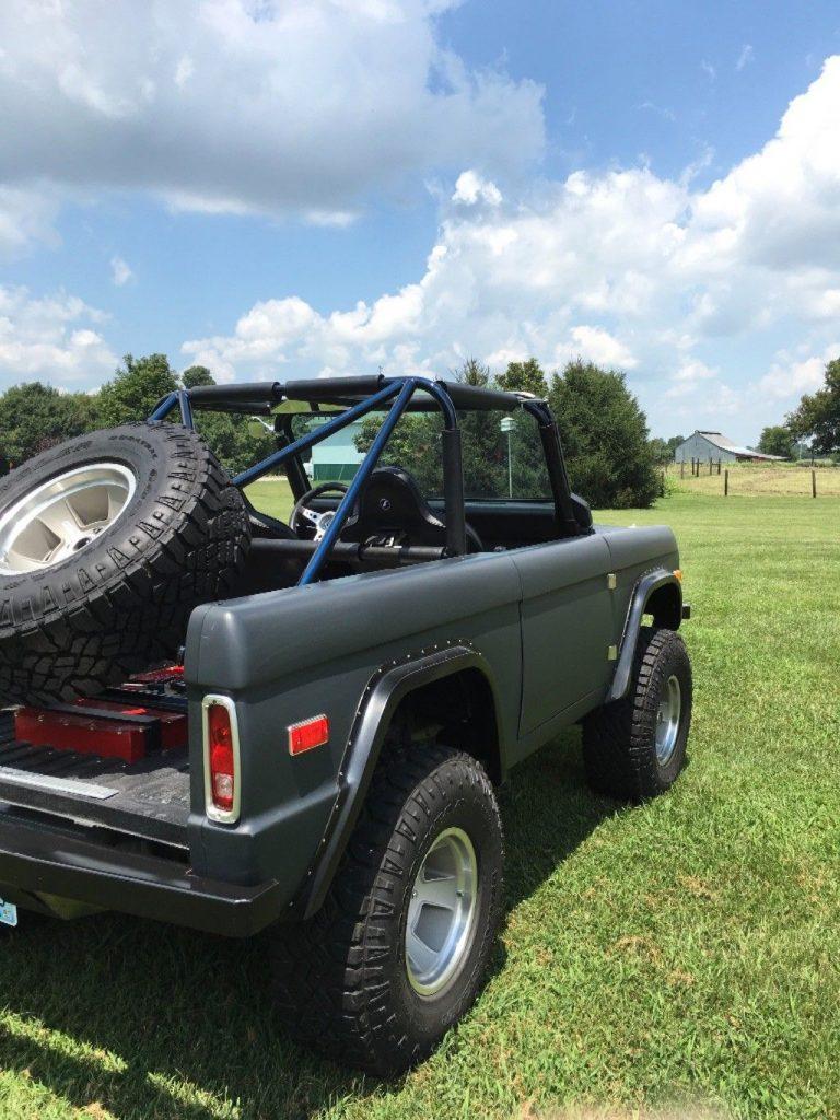 clean 1977 Ford Bronco offroad