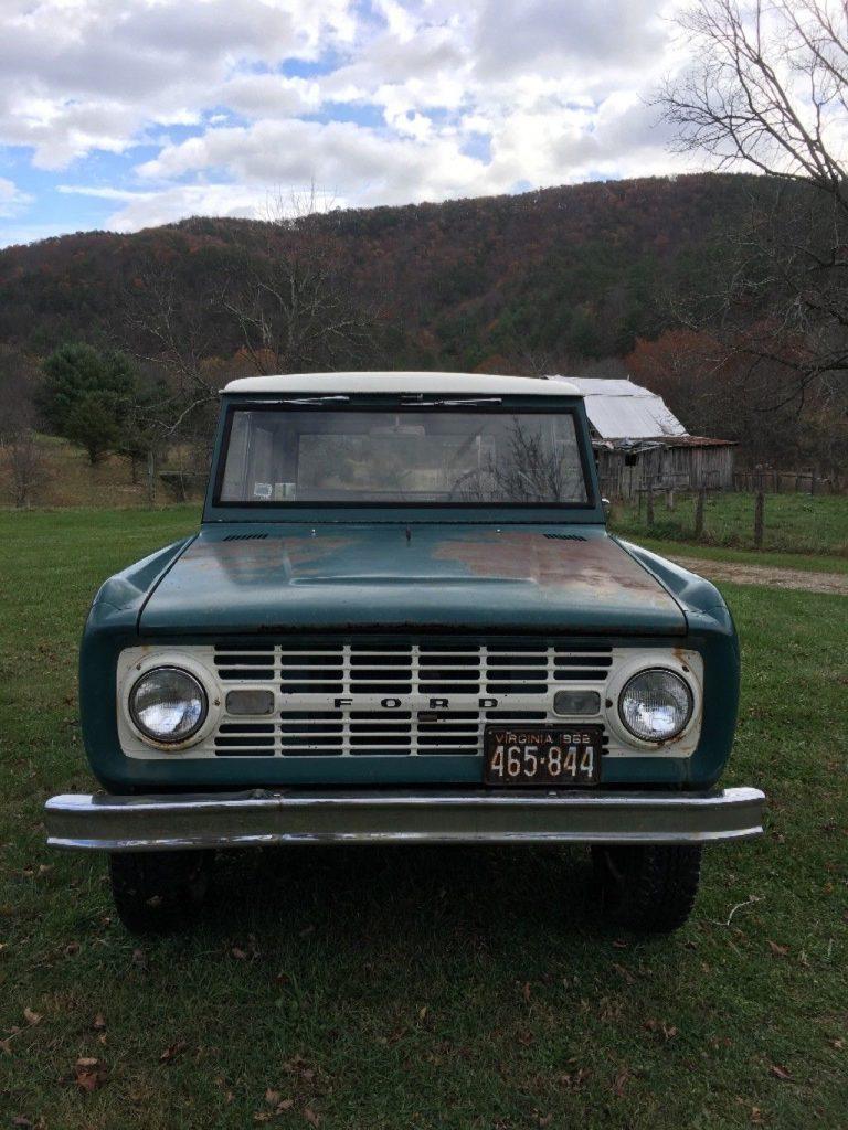 completely original 1966 Ford Bronco offroad