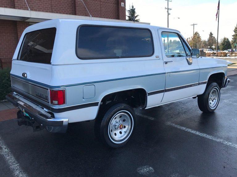 very clean 1990 Chevrolet Blazer Silverado K5 offroad for sale