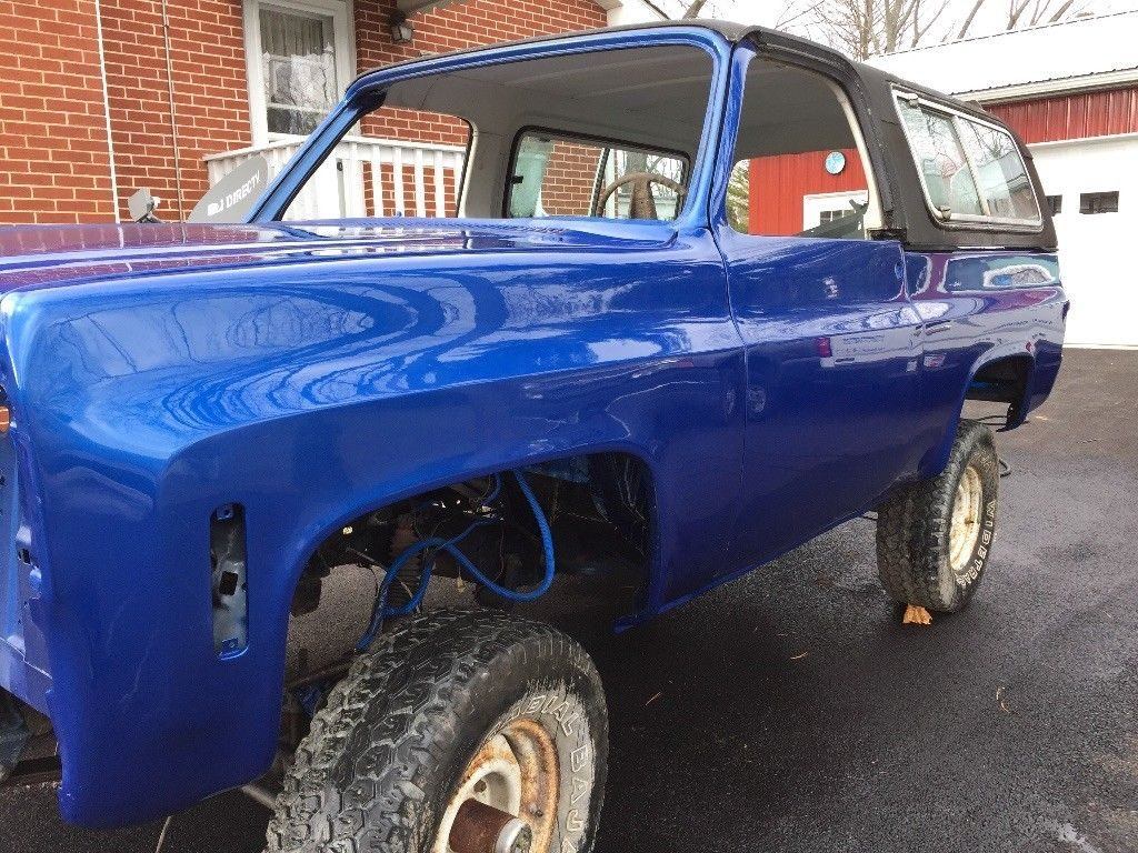 ready to be completed 1973 Chevrolet Blazer offroad