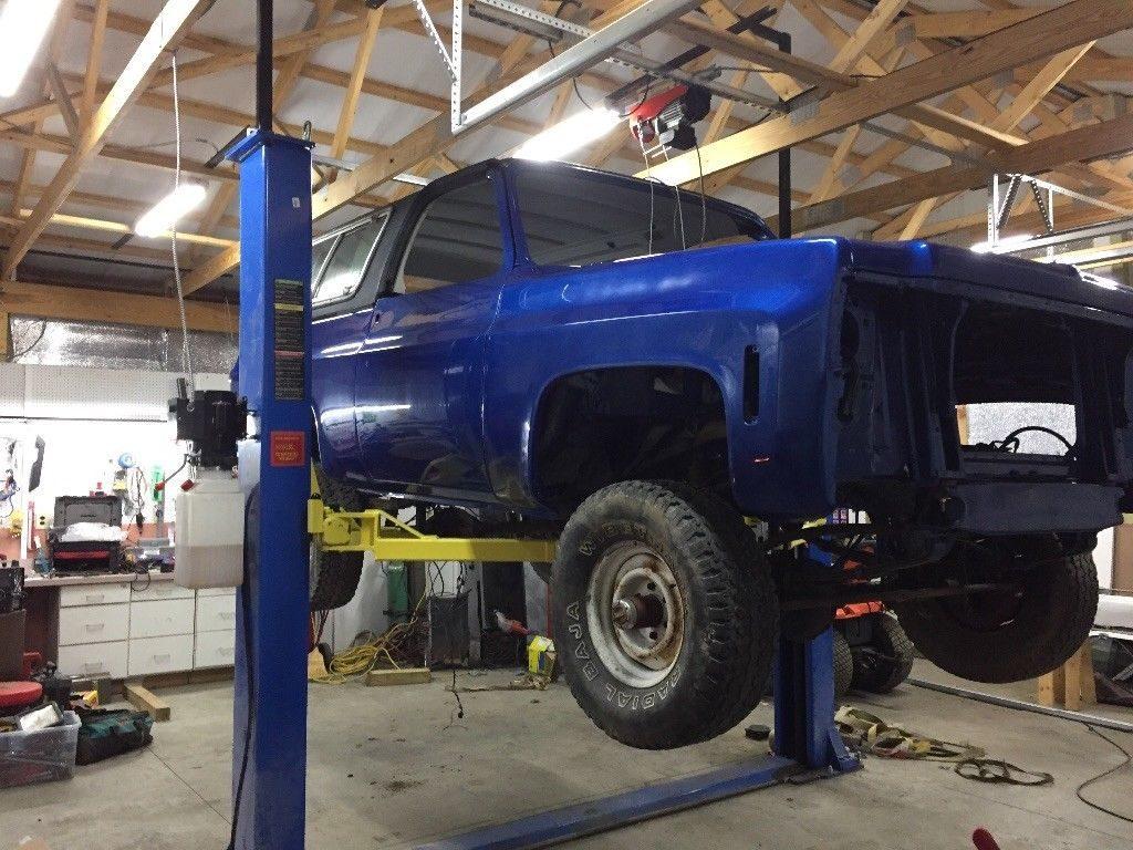 ready to be completed 1973 Chevrolet Blazer offroad