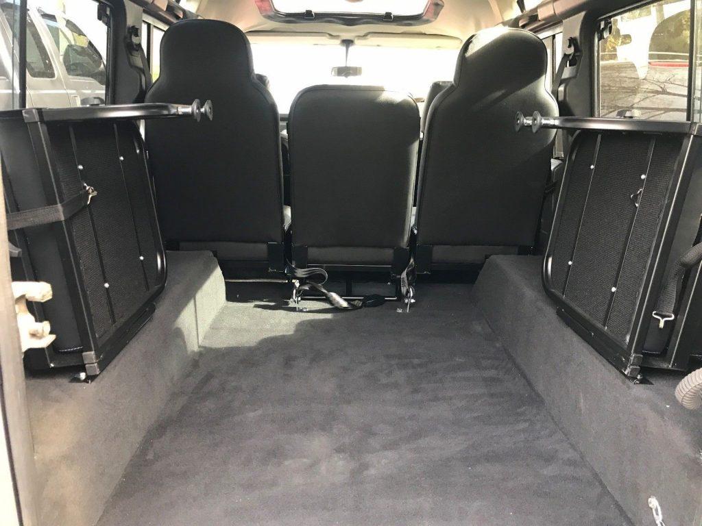 new custom interior 1988 Land Rover Defender offroad