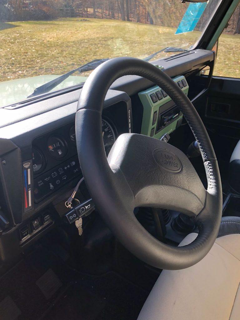 overhauled 1992 Land Rover Defender offroad