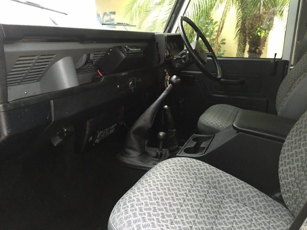 restored 1984 Land Rover Defender offroad