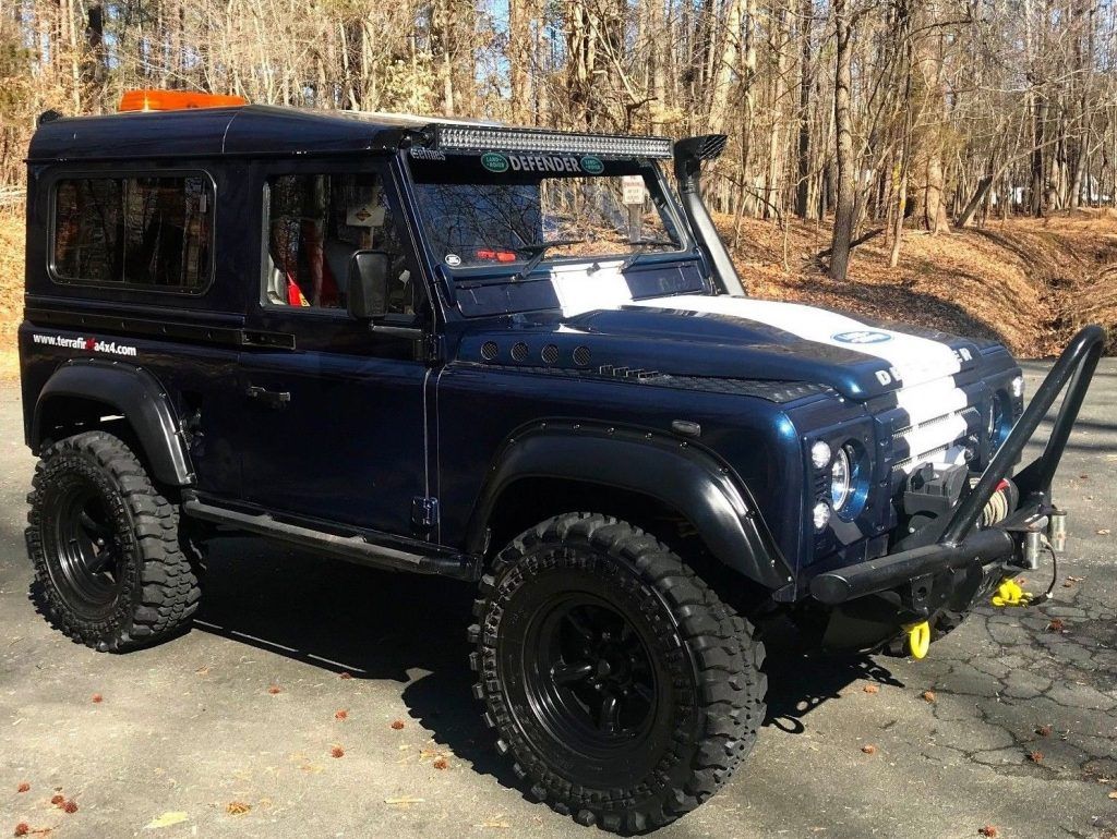 well preserved 1992 Land Rover Defender offroad