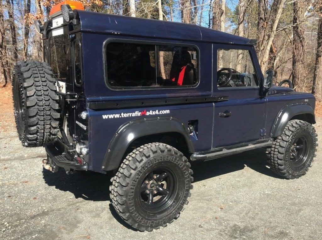 well preserved 1992 Land Rover Defender offroad