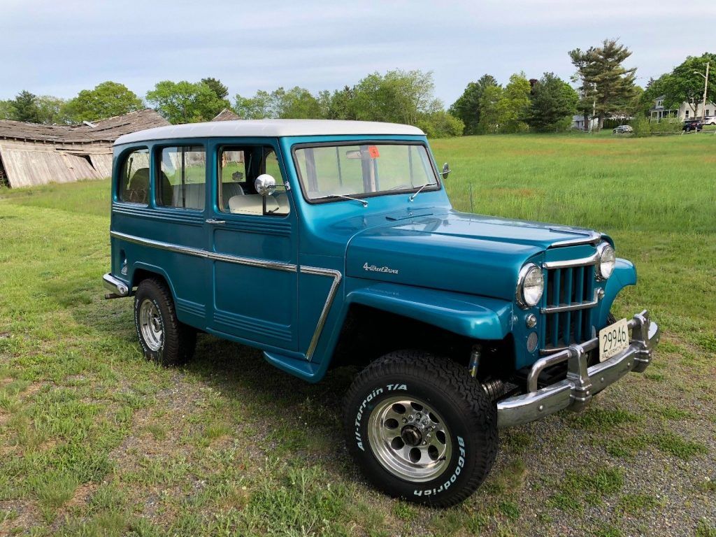 recently serviced 1962 Willys Station Wagon offroad