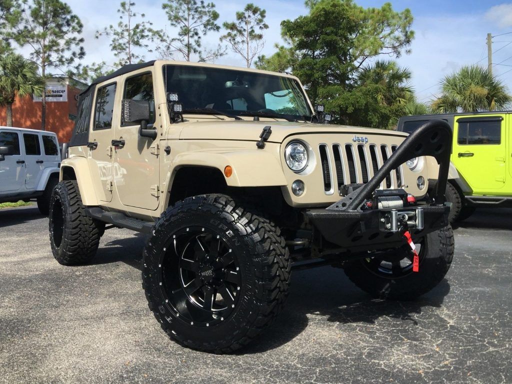 loaded 2018 Jeep Wrangler Unlimited Sahara offroad