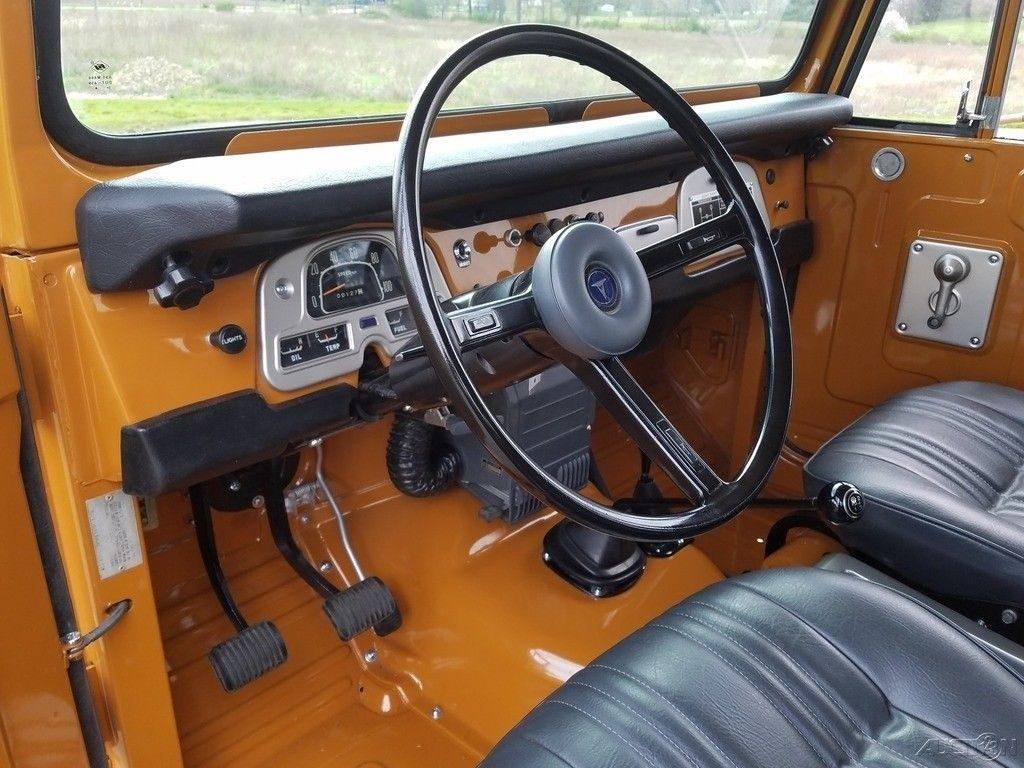 restored 1973 Toyota Land Cruiser offroad