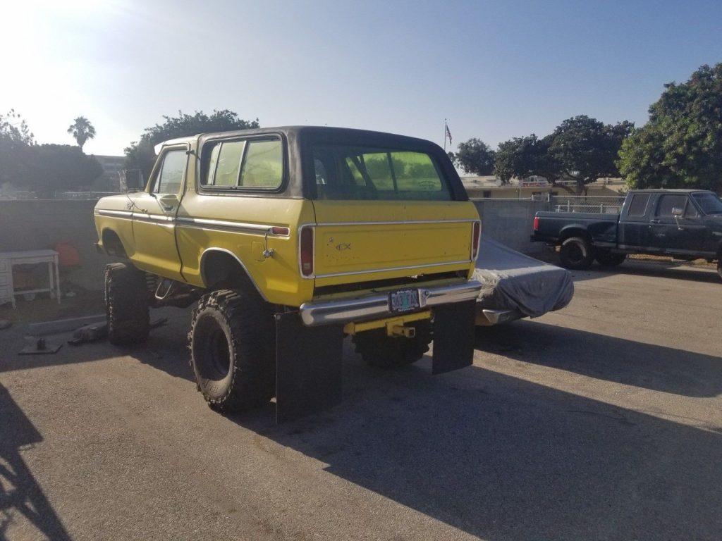 lifted custom 1979 Ford Bronco Ranger offroad