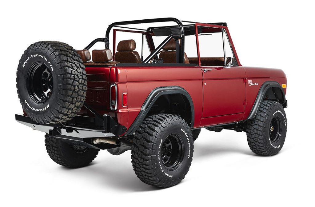 restored and customized 1977 Ford Bronco Coyote offroad
