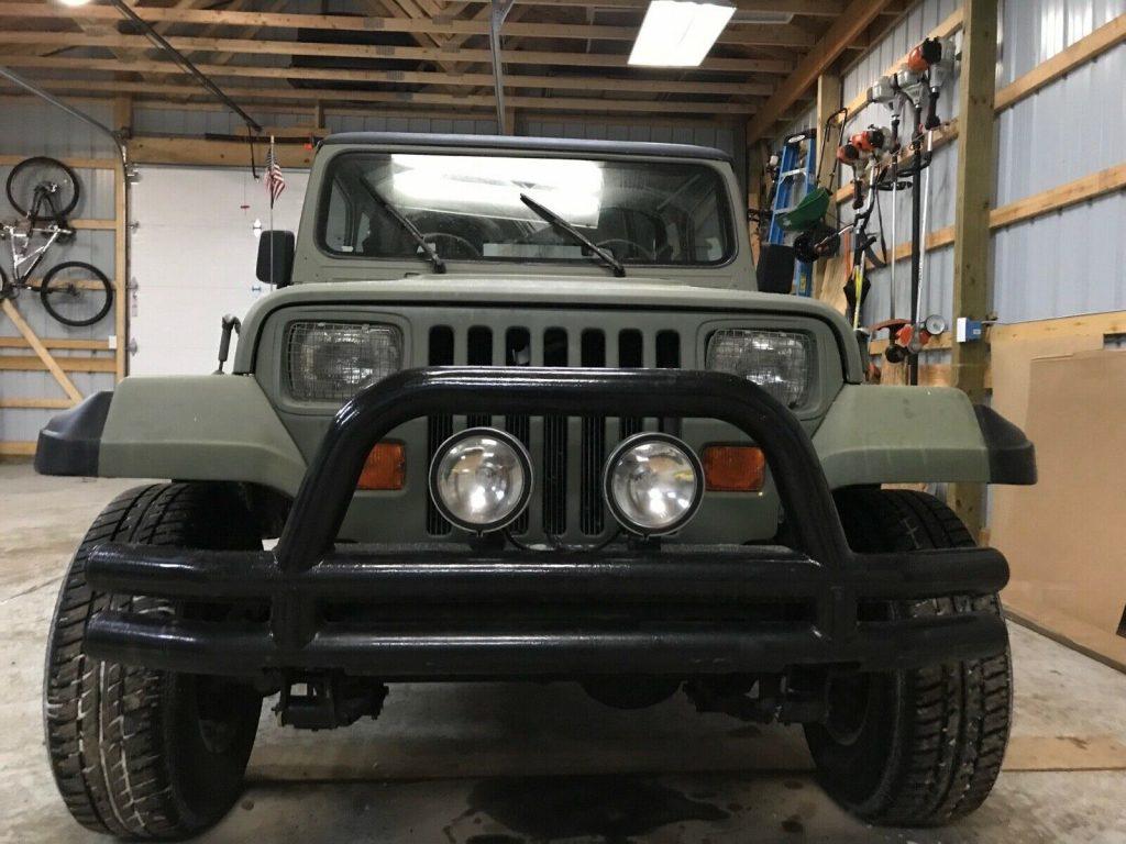 low miles 1992 Jeep Wrangler offroad
