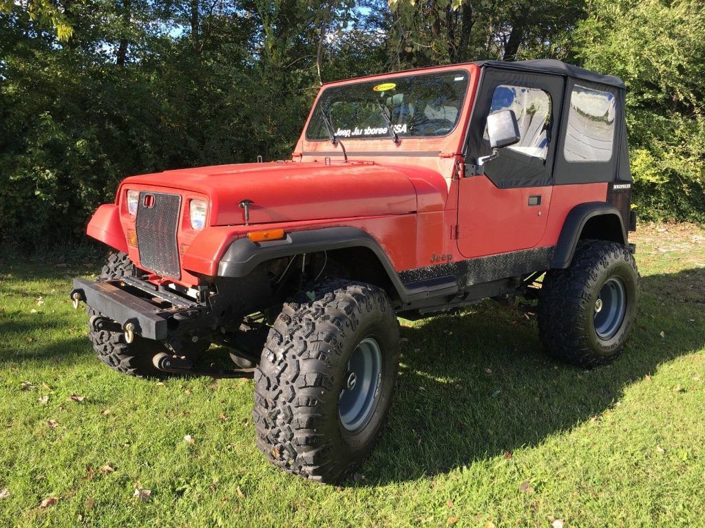 new soft top 1990 Jeep Wrangler offroad