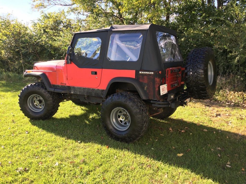 new soft top 1990 Jeep Wrangler offroad