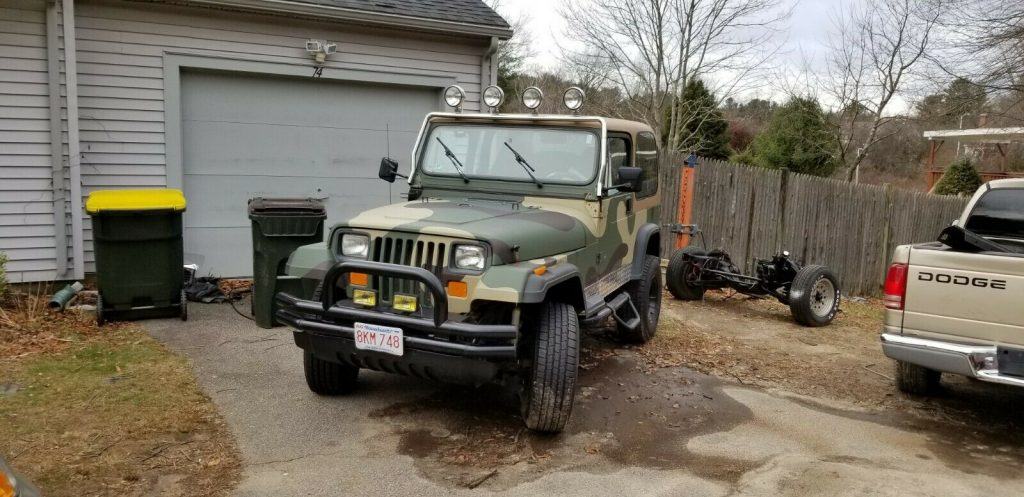 solid 1992 Jeep Wrangler offroad