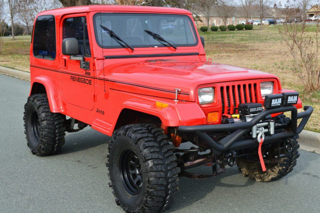 fully restored 1994 Jeep Wrangler Renegade offroad
