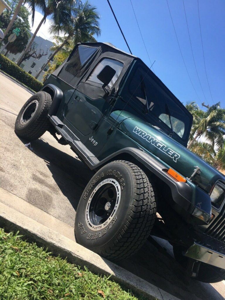 new paint 1994 Jeep Wrangler Sport offroad