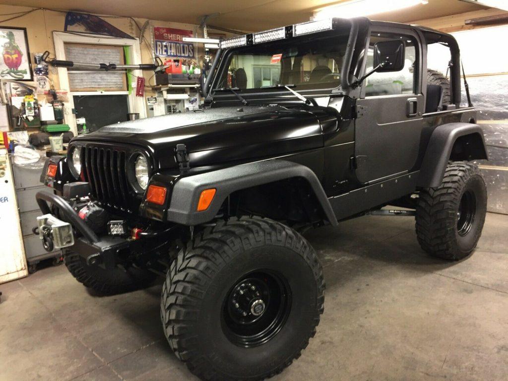 restored 1999 Jeep Wrangler new parts offroad