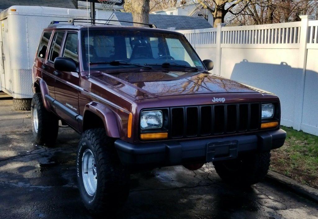 serviced 2000 Jeep Cherokee offroad