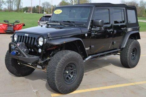 well modified 2015 Jeep Wrangler Sport offroad for sale