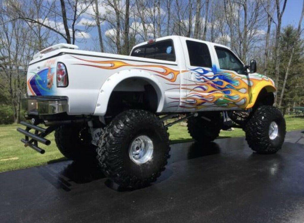 lifted 1999 Ford F 250 offroad