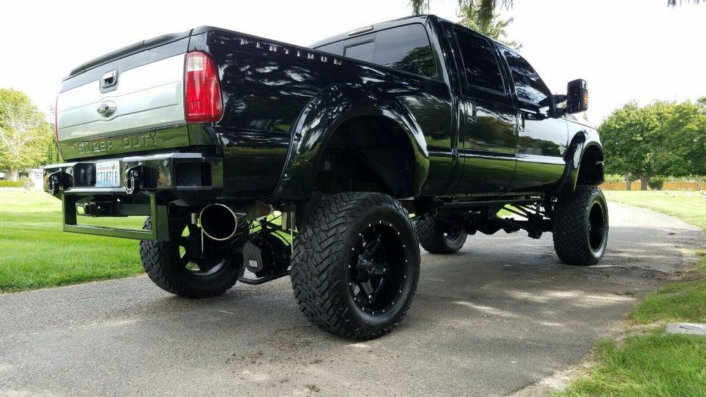 monster lift 2013 Ford F 350 Platinum offroad