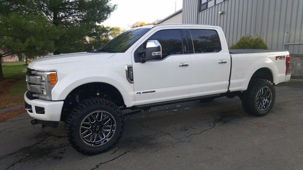 every option available 2017 Ford F 350 Platinum offroad