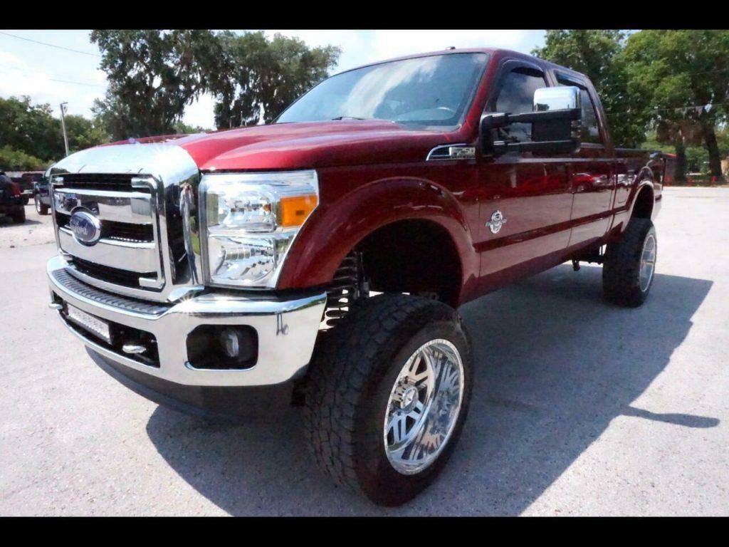 nice and clean 2016 Ford F 250 Lariat offroad