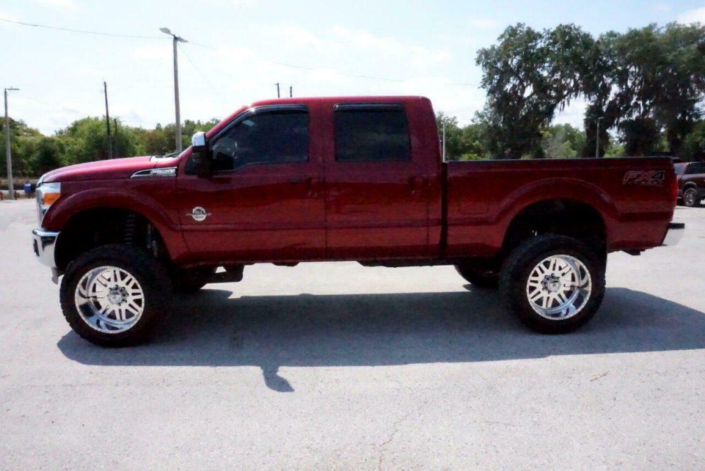 nice and clean 2016 Ford F 250 Lariat offroad