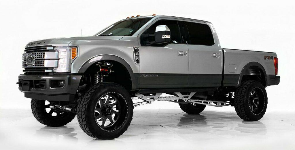 oustanding 2017 Ford F 250 Platinum offroad