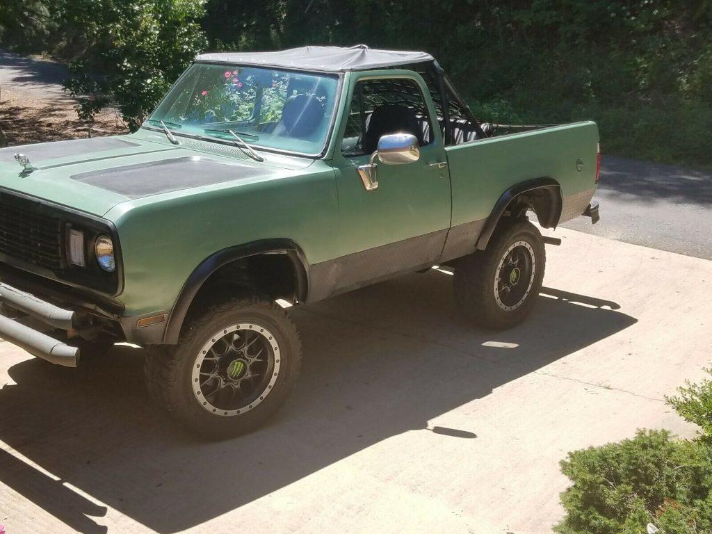 rare 1978 Dodge Ramcharger 4×4 offroad