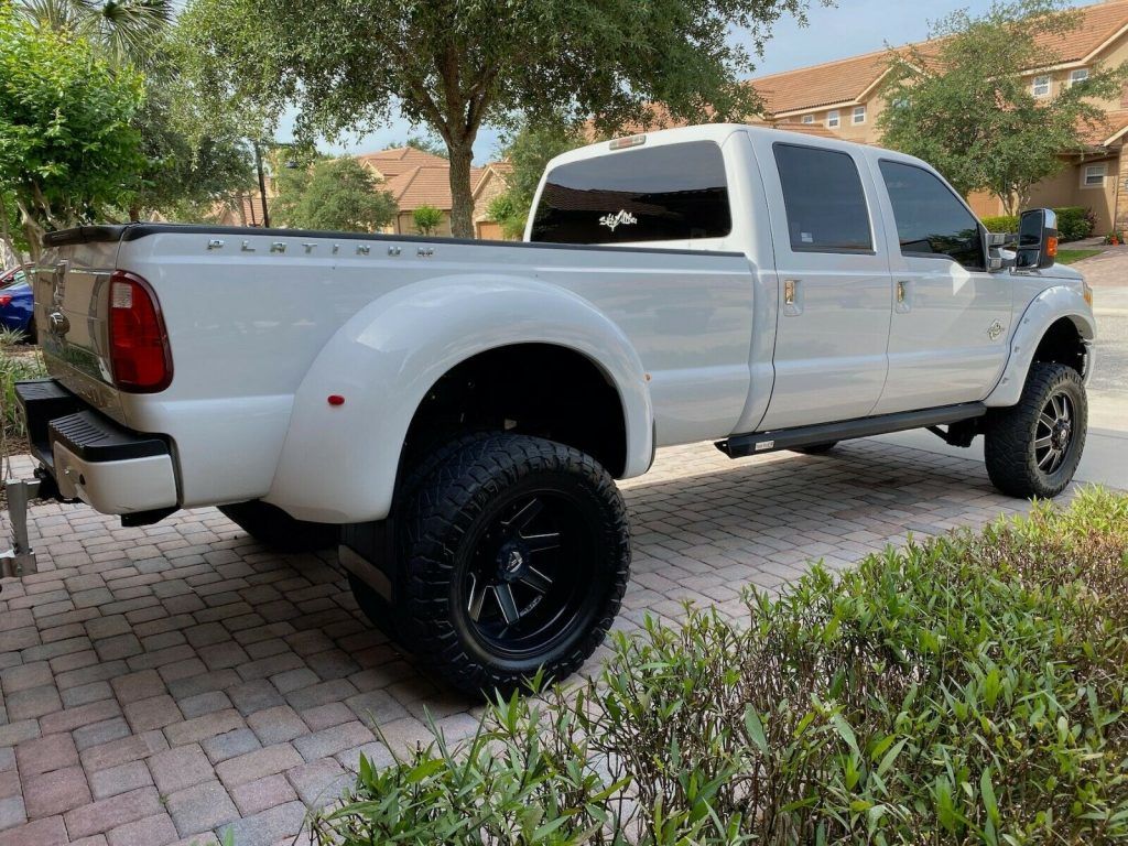 carefully maintained 2011 Ford F 350 Platinum offroad