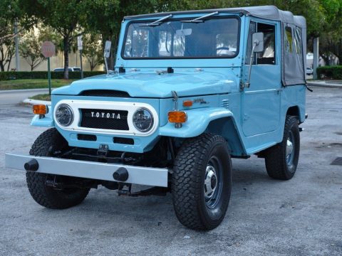 1972 Toyota FJ40 46,791 Miles Blue 3.9L V6 4 Speed Manual for sale