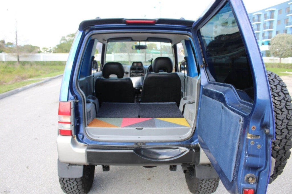 Blue 1996 Mitsubishi Pajero Mini 660 CC 4 Cylinder 4-Speed