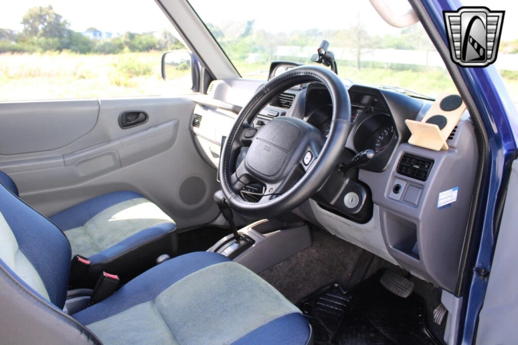 Blue 1996 Mitsubishi Pajero Mini 660 CC 4 Cylinder 4-Speed