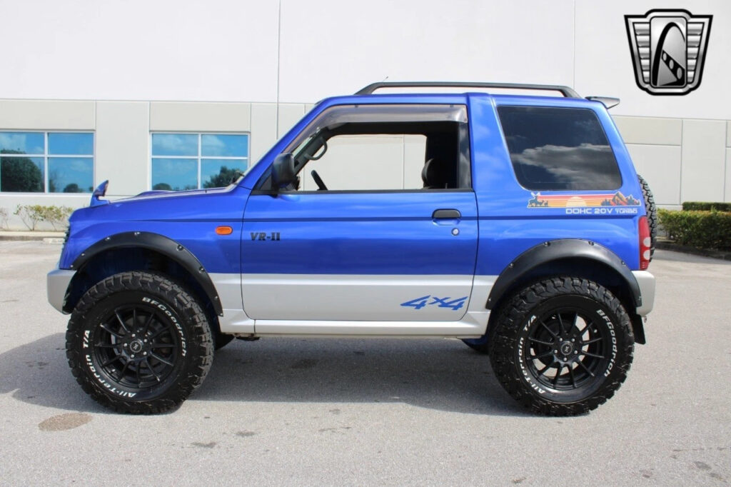 Blue 1996 Mitsubishi Pajero Mini 660 CC 4 Cylinder 4-Speed