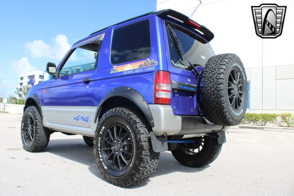 Blue 1996 Mitsubishi Pajero Mini 660 CC 4 Cylinder 4-Speed