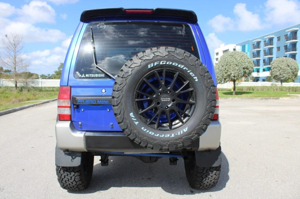 Blue 1996 Mitsubishi Pajero Mini 660 CC 4 Cylinder 4-Speed