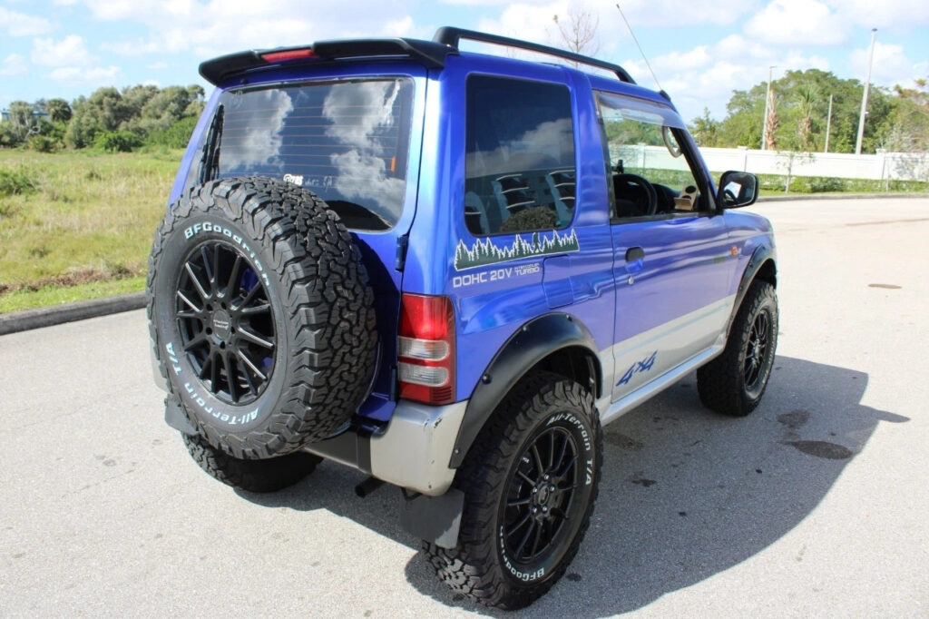 Blue 1996 Mitsubishi Pajero Mini 660 CC 4 Cylinder 4-Speed