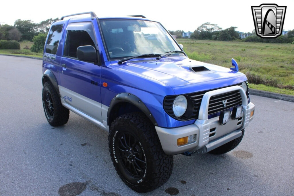 Blue 1996 Mitsubishi Pajero Mini 660 CC 4 Cylinder 4-Speed